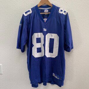 Jeremy Shockey #80 New York Giants Football NFL Reebok Jersey Large Y2K VTG
